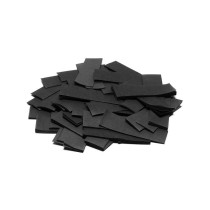 Slow-fall confetti rectangles - Black