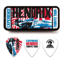 BOX IN METALLO 12 PLETTRI DUNLOP JIMI HENDRIX JHPT09M MEDIUM