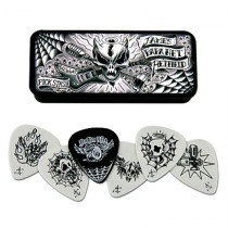 BOX IN METALLO 6 PLETTRI DUNLOP JPH01T088 JAMES HETFIELD 0.88