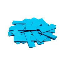 Slow-fall confetti rectangles - Light blue