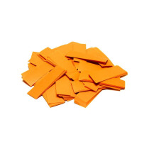 Slow-fall confetti rectangles - Orange