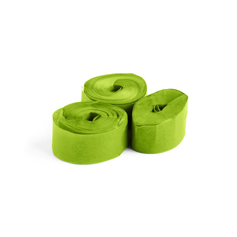 Streamer 10 m x 2,5 cm - Light green