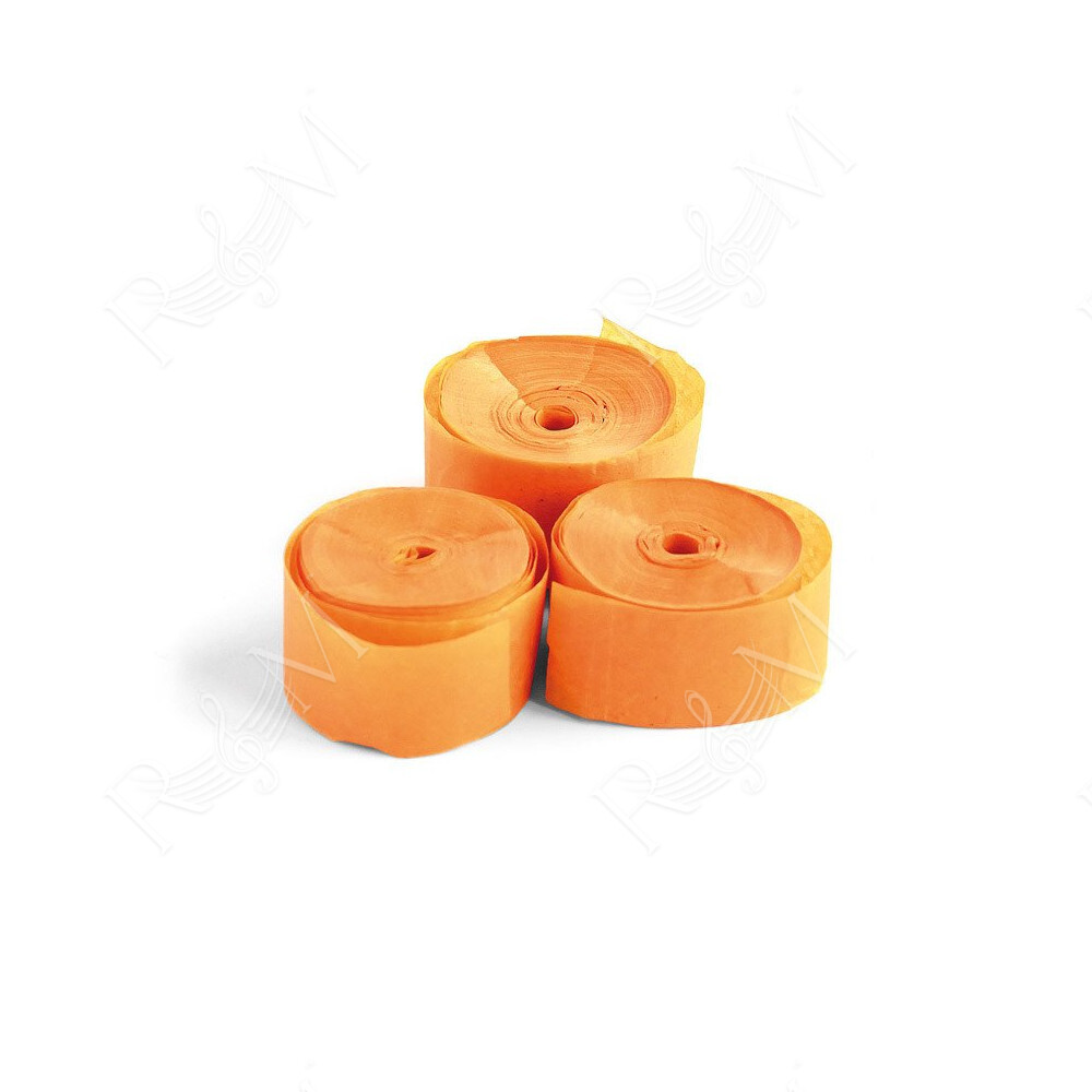 Streamer 10 m x 2,5 cm - Orange