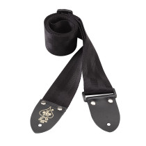 TRACOLLA D'ANDREA AN1 BK ACE BLACK 2" SEATBELT