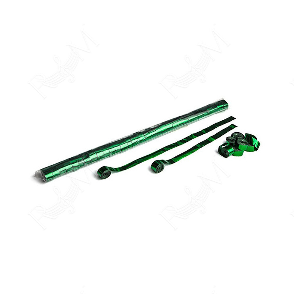 Metallic Streamer 10m x 1,5 cm - Green