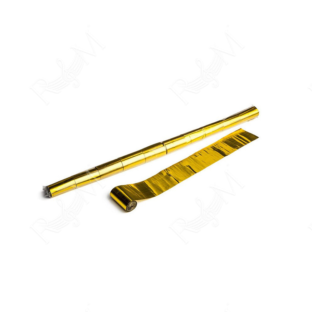 Metallic Streamer 10m x 5 cm - Gold