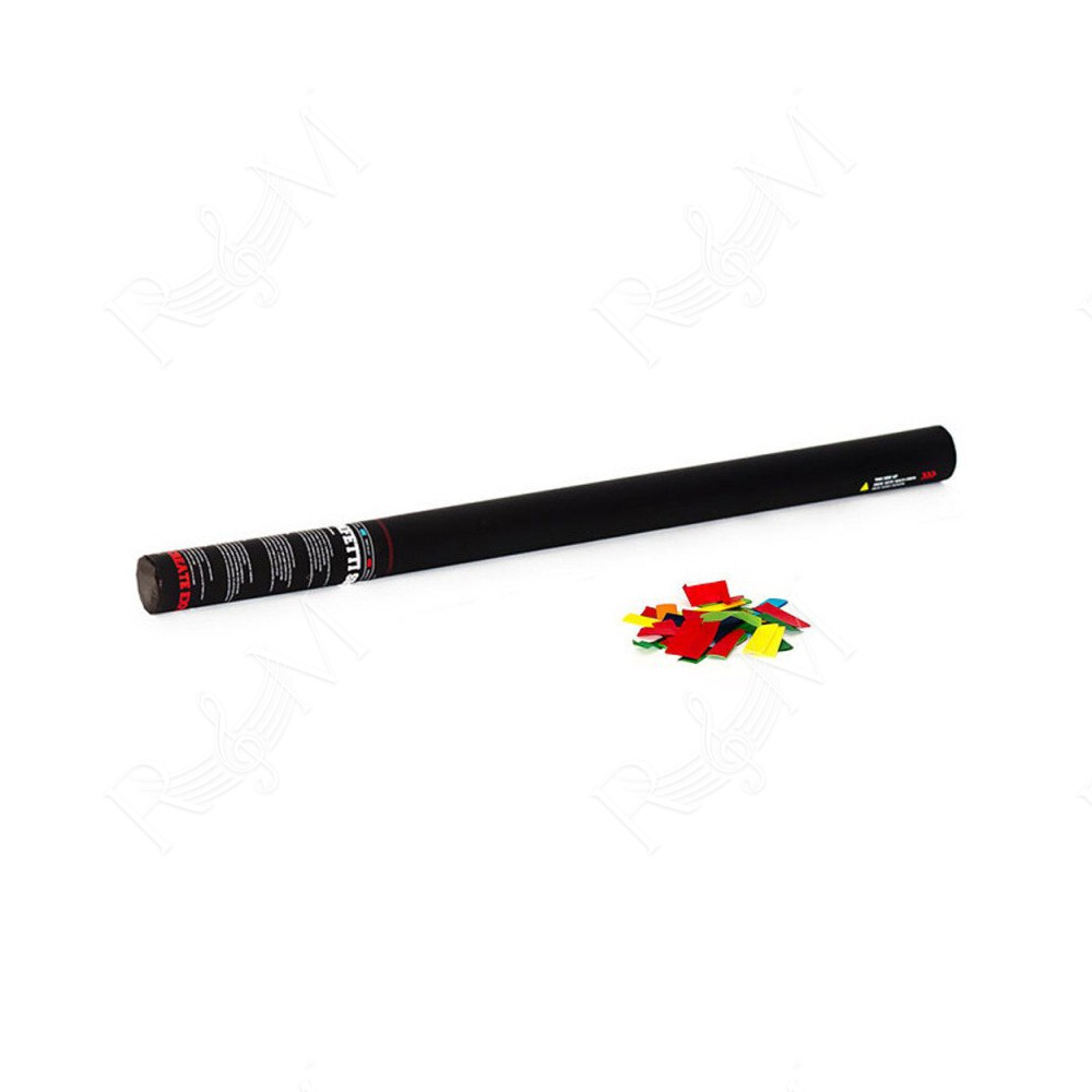 Handheld Cannon 80 cm confetti - Multicolour