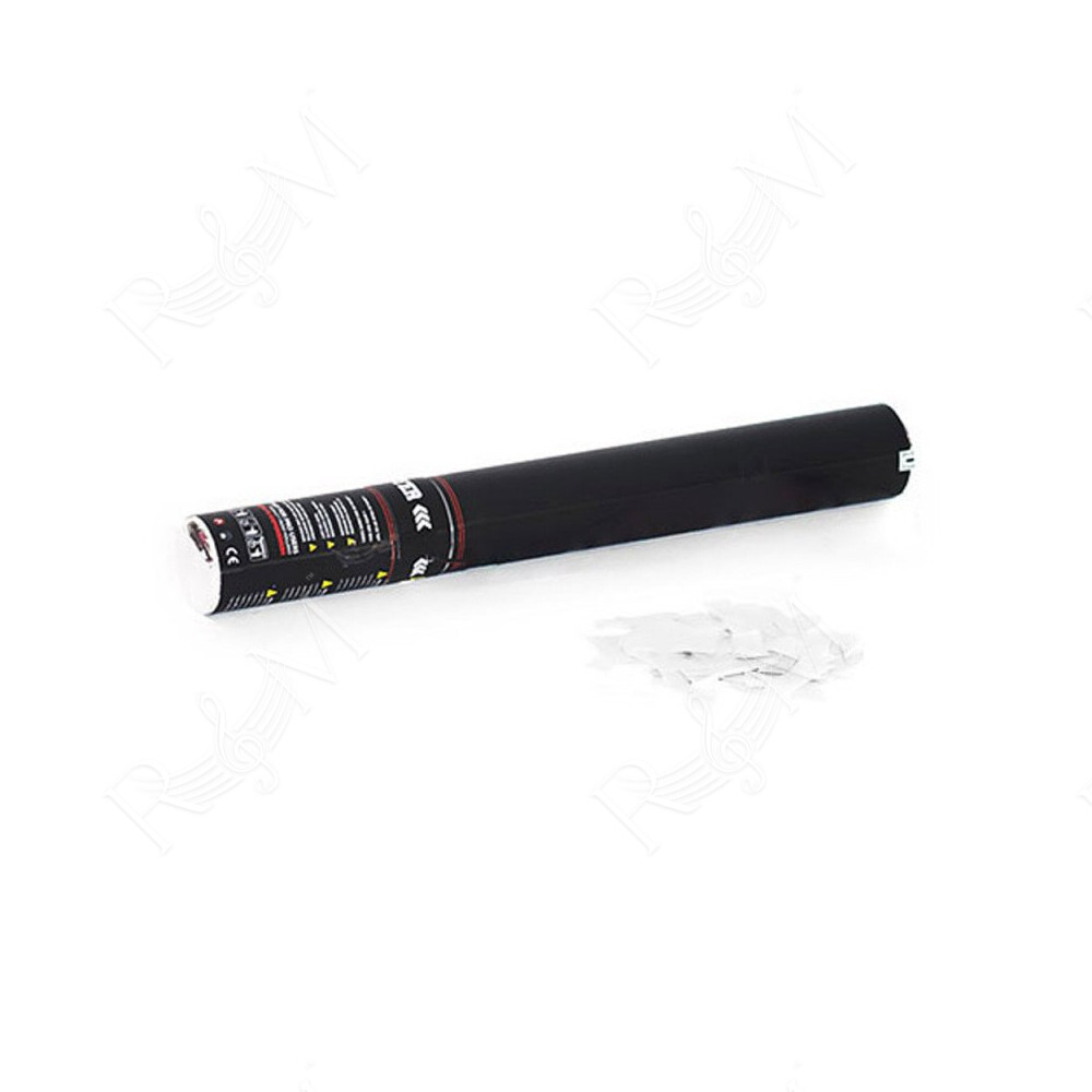 Handheld Cannon 50 cm confetti - White