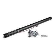 Electric Cannon 80 cm metallic confetti - Silver