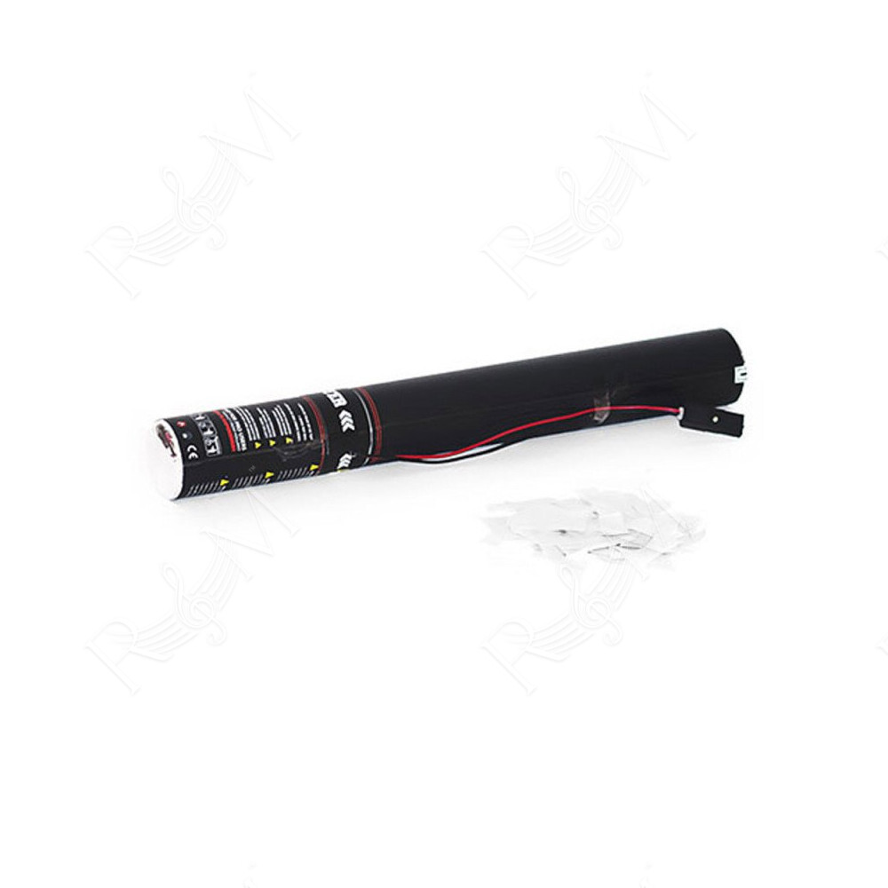 Electric Cannon 50 cm confetti - White