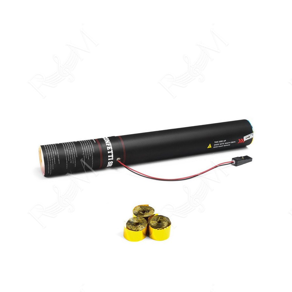 Electric Cannon 50 cm metallic streamer - Gold