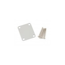 Fender Parts 4-Bolt Vintage-Style Neck Plate "Plain" (No Serial Number or Logo) Chrome 0991447100