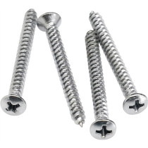 Fender Parts Neck Mounting Screws (4) (Chrome) Chrome 0994948000