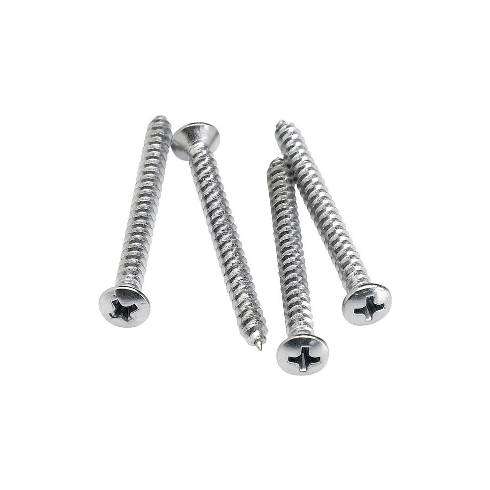 Fender Parts Neck Mounting Screws (4) (Chrome) Chrome 0994948000