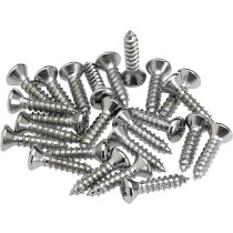 Fender Parts Pickguard/Control Plate Mounting Screws (24) (Chrome)  0994923000