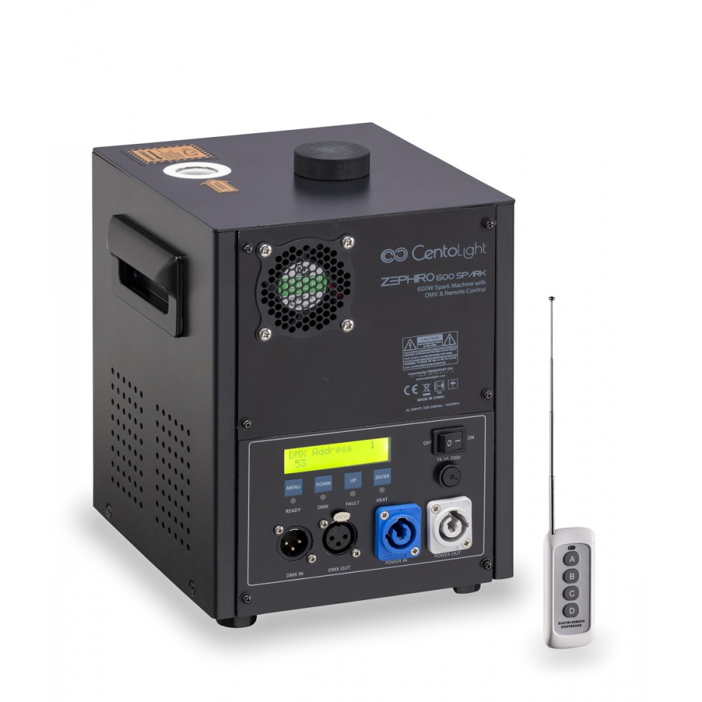 MACCHINA PER SCINTILLE 600W CENTOLIGHT ZEPHIRO 600 SPARK