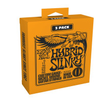 ERNIE BALL 3222 Nickel Wound Hybrid Slinky 09-46 3 PACK
