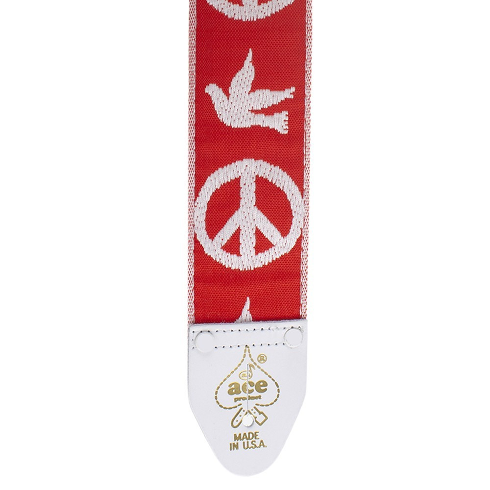 D'ANDREA Ace Red "Peace -  Dove" -  TRACOLLA VINTAGE REISSUE ACE 6 RED