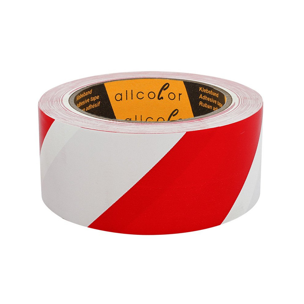 Warning Tape 510 white-red