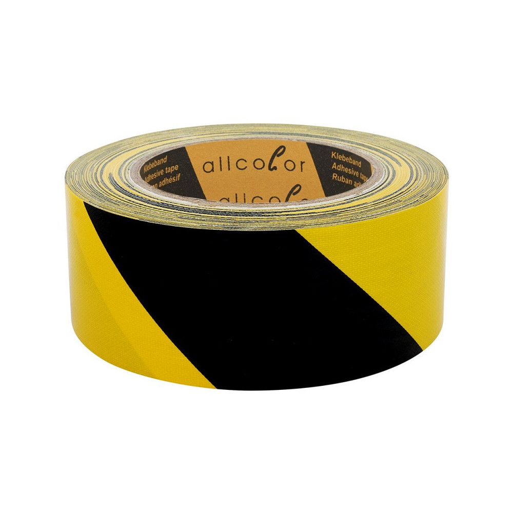 Cloth Warning Tape 650 black-yellow