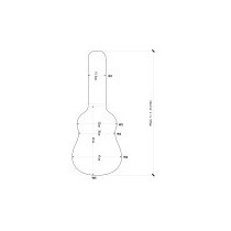 ASTUCCIO SOUNDSATION SNOWFLAKE DELUXE SD200-A CHITARRA ACUSTICA