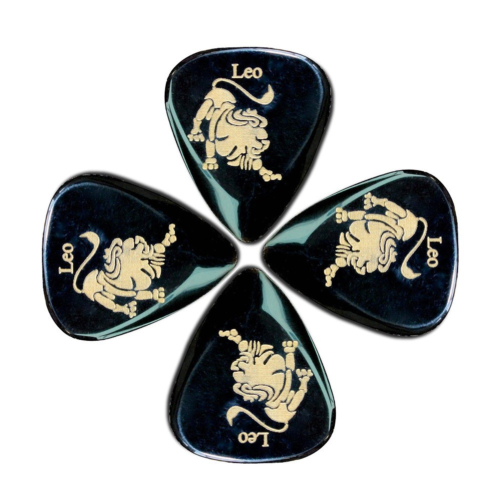 CONFEZIONE 4 PLETTRI TIMBERTONES ZODIAC LEONE