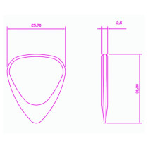 CONFEZIONE 4 PLETTRI TIMBERTONES ZODIAC LEONE