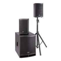 SISTEMA PA 2.1 SOUNDSATION LIVEMAKER 1521 MIX. 2x8"+15" SUB