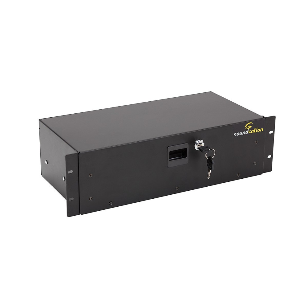 CASSETTO RACK 19" SOUNDSATION SRD100-3U LOCK 3U CON SERRATURA