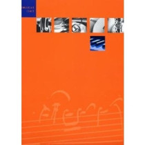 QUADERNO DA MUSICA  ARANCIO 12 PENTAGRAMMI EC107AR