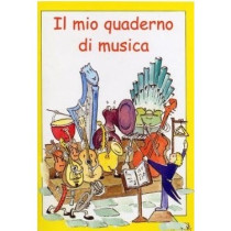 QUADERNO DA MUSICA ILLUSTRATO IL MIO PRIMO QUADERNO DI MUSICA