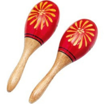 COPPIA MARACAS IN LEGNO PEACE RH-23