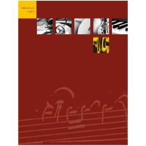 QUADERNO DA MUSICA ROSSO 12 PENTAGRAMMI EC107RO