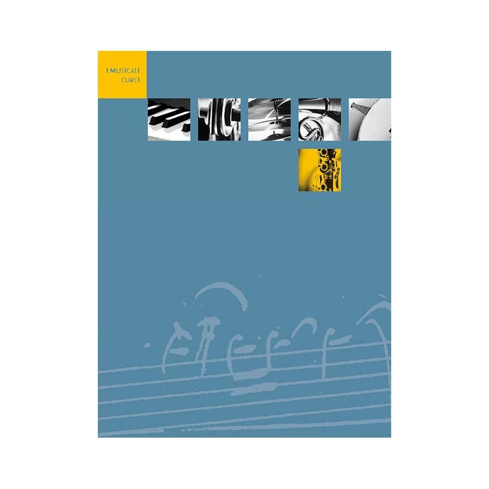 QUADERNO DA MUSICA BLU 12 PENTAGRAMMI EC107BL