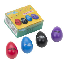 SET 4 EGG MARACAS PEACE RH-37-PACK