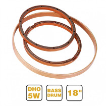 CERCHIO GRANCASSA DHO-5W-18B 18" IN ACERO