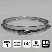 CERCHIO PEACE DHO-1T-14SU-BK 14" BLACK sottorullante 6 FORI