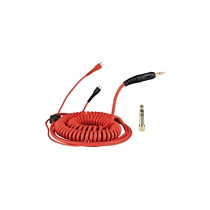 Cavo a spirale DeLuxe per Sennheiser HD 25 - 3.5m - rosso 0020104665