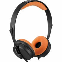 Zomo Set di cuscinetti VELOUR per Sennheiser HD 25 SP - tangerine 0030102797