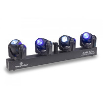 BARRA 4 TESTE MOBILI BEAM SOUNDSATION AXIS IV MKII 4x32W RGBW 4IN1