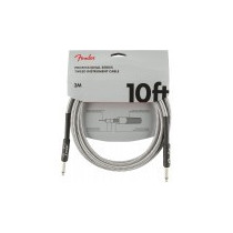 Cavo Fender Professional Series Straight/Straight 10'(3m) White Tweed 0990820063