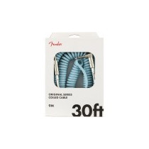 Cavo Fender Original Series Coil Cable Straight-Angle 30'(9m) Daphne Blue 0990823006