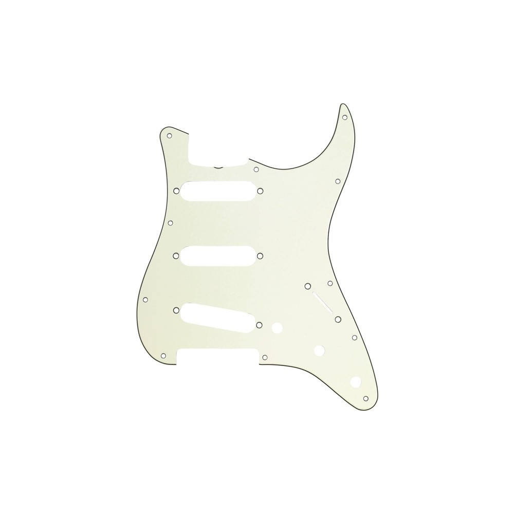 Fender Parts Pickguard Stratocaster S/S/S 11-Hole Vintage Mount Mint Green, 3-Ply 0991343000