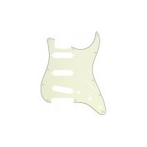 Fender Parts Pickguard Stratocaster S/S/S 11-Hole Mount Mint Green MG/B/MG 3-Ply 0992144000