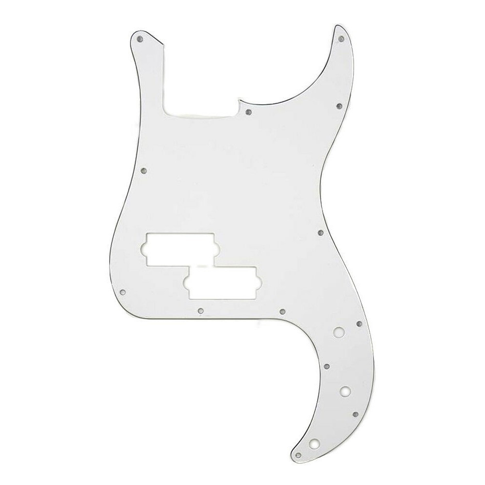 Fender Parts Pickguard Precision Bass 13 Hole W/B/W, 3-Ply 0058261000
