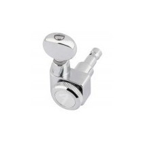 Fender Parts Staggered Locking Tuners with Vintage-Style Buttons  Polished Chrome 0990818500