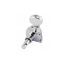 Fender Parts Staggered Locking Tuners with Vintage-Style Buttons  Polished Chrome 0990818500