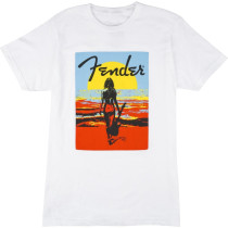 Fender Lifestyle Endless Summer T-Shirt White S 9190133306