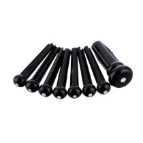 Fender Parts Bridge Pin Set  Black 0990402006