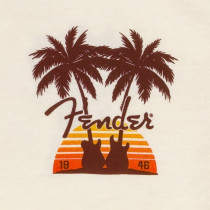 Fender Lifestyle Twin Palms T-Shirt Tan XXL 9190135806